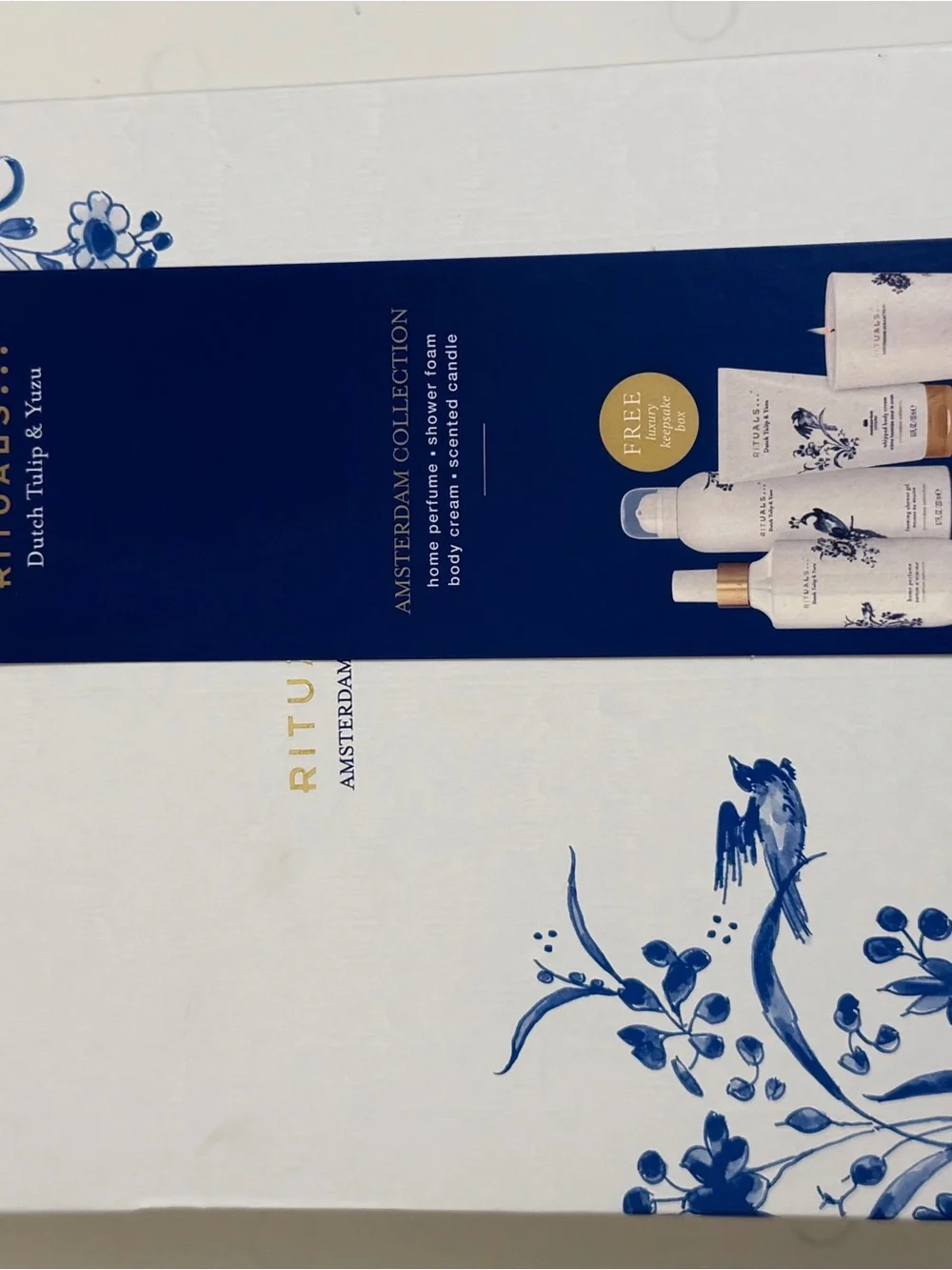 Amsterdam Collection Blue & White Bath & Body Set